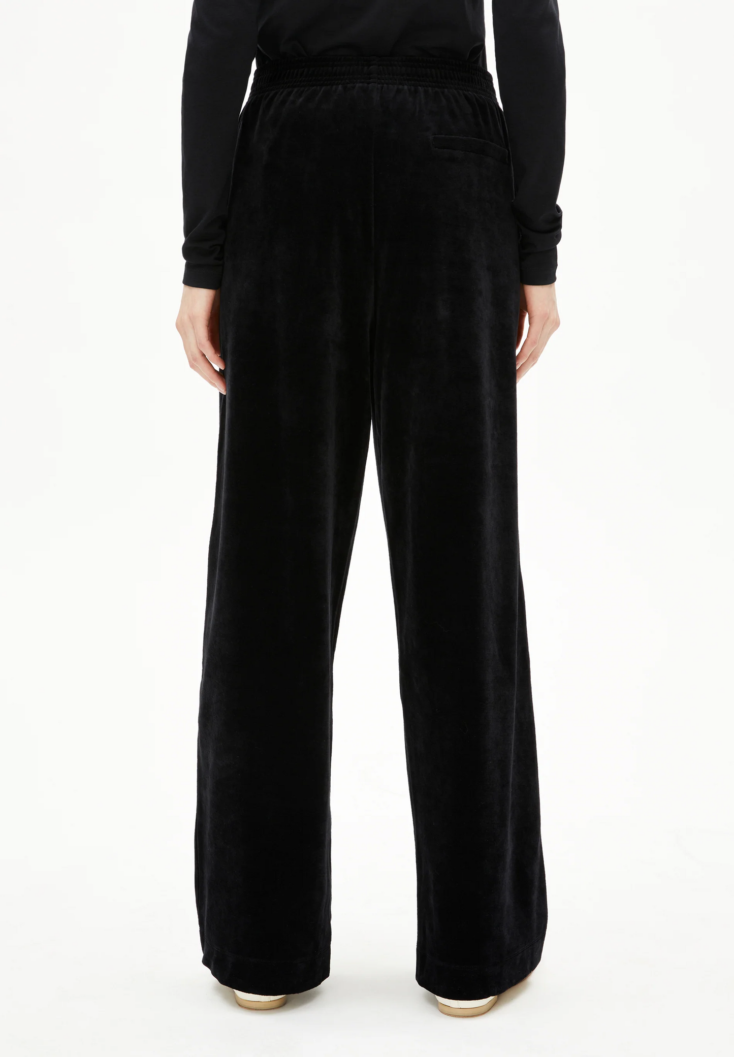 
                  
                    VATINAA Black Velvet Trousers
                  
                