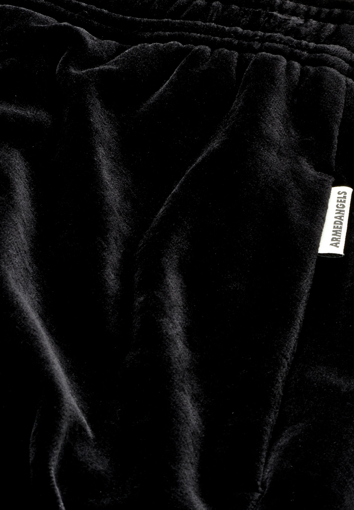 
                  
                    VATINAA Black Velvet Trousers
                  
                