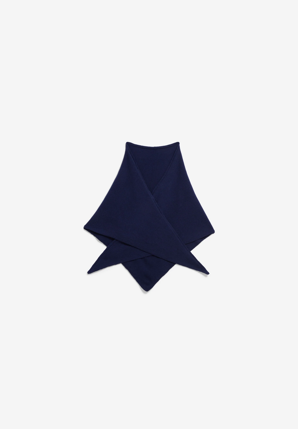 BRYANAA Tinted Navy Triangle Scarf