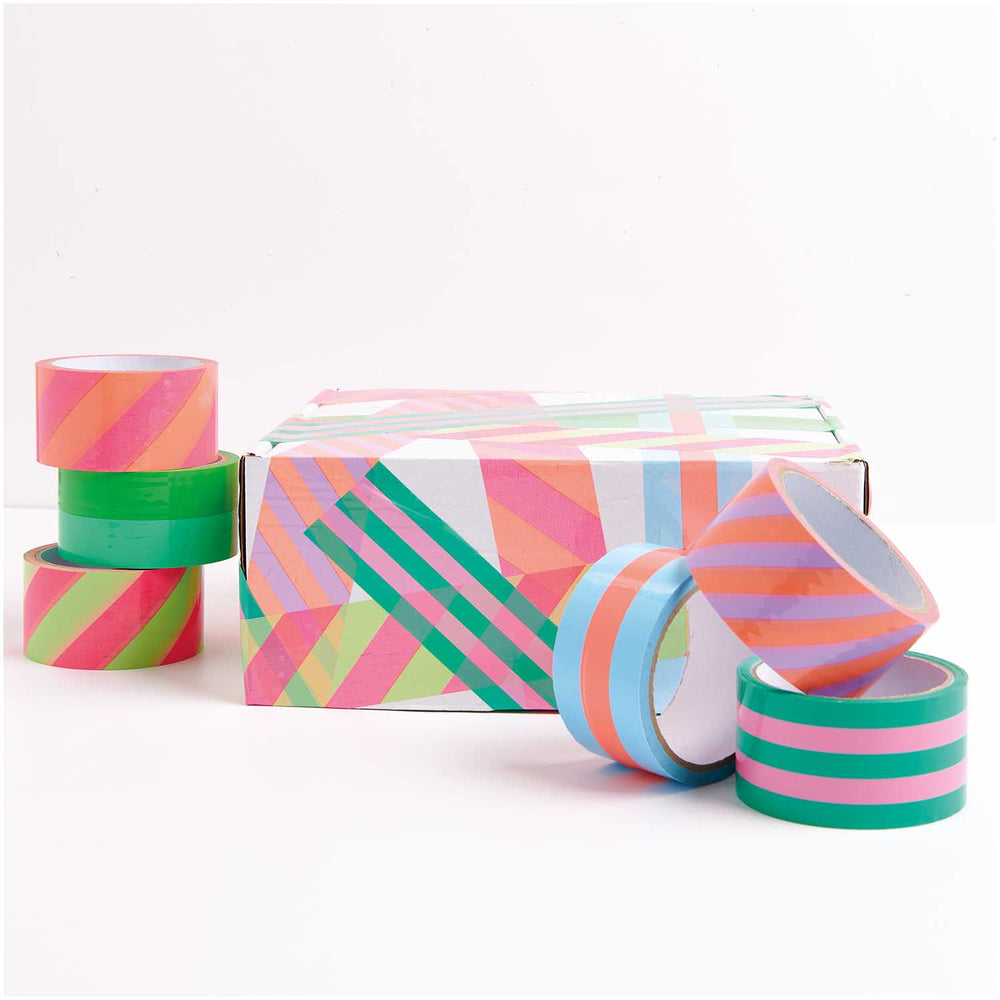 
                  
                    Lilac Neon Orange Adhesive Parcel Tape
                  
                