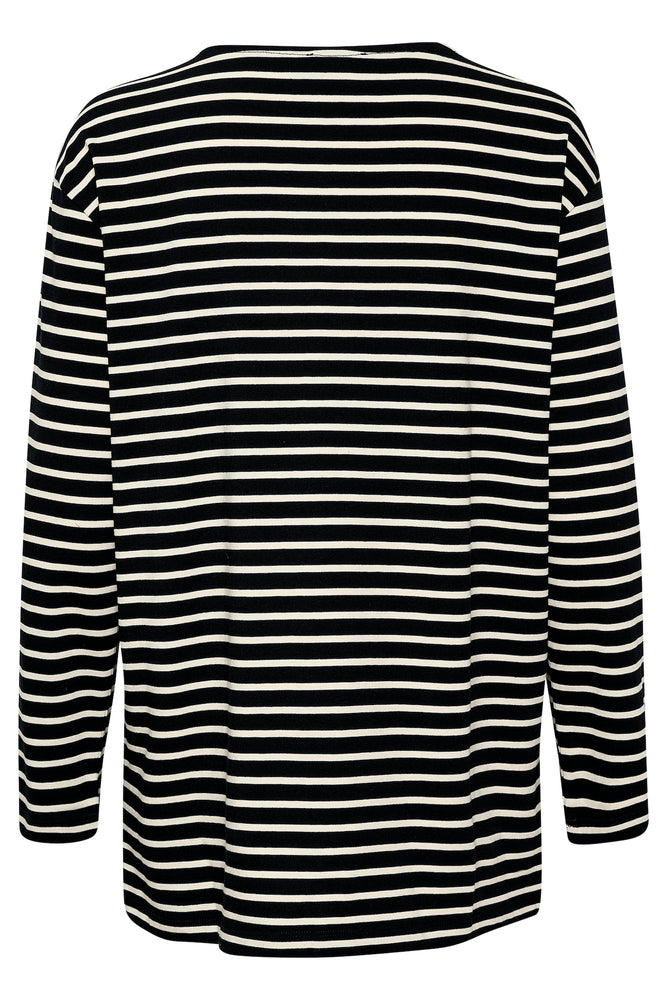 
                  
                    SLNEO Black W White Stripe  Oversize Long Sleeve
                  
                