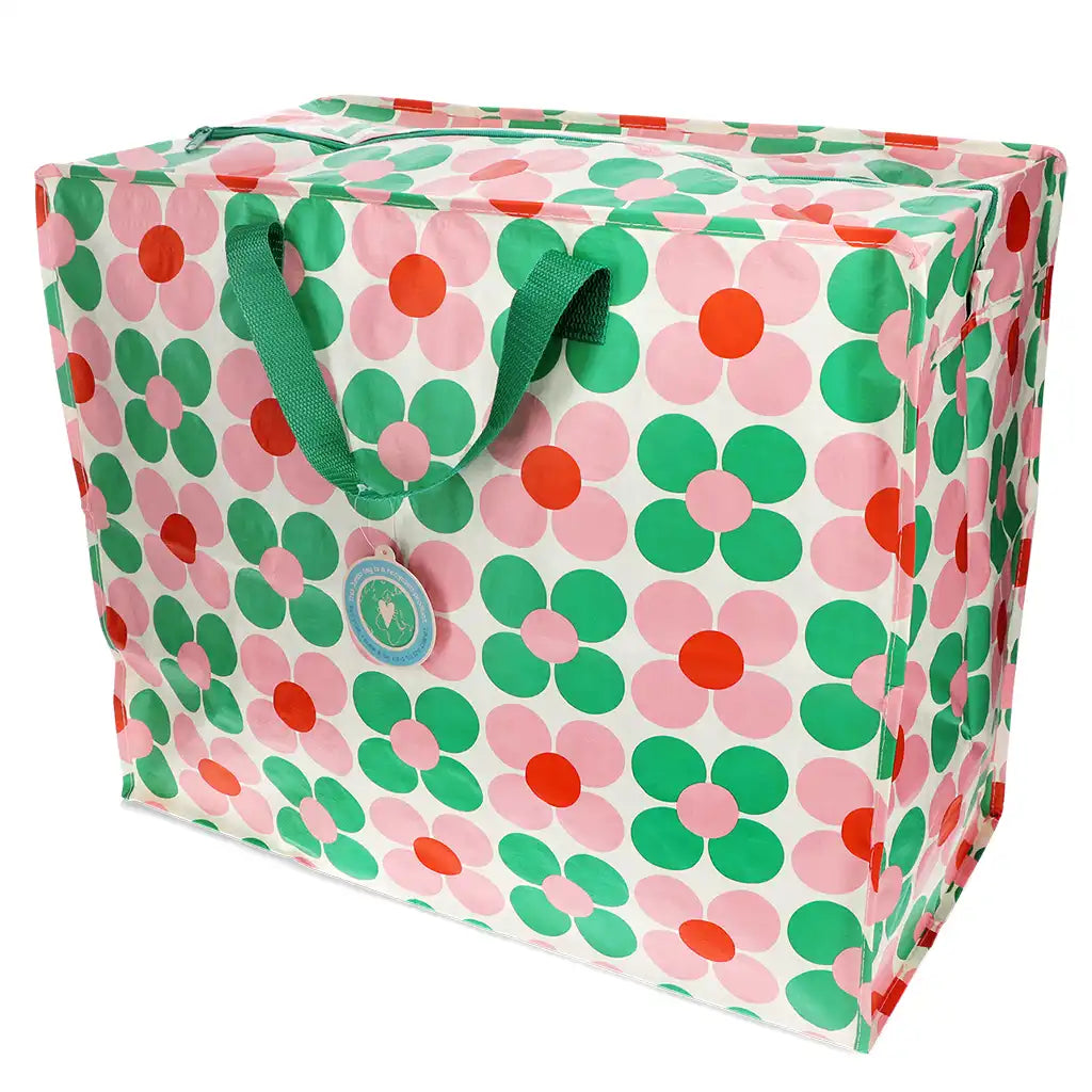 
                  
                    Pink Green Daisy Jumbo Storage Bag
                  
                