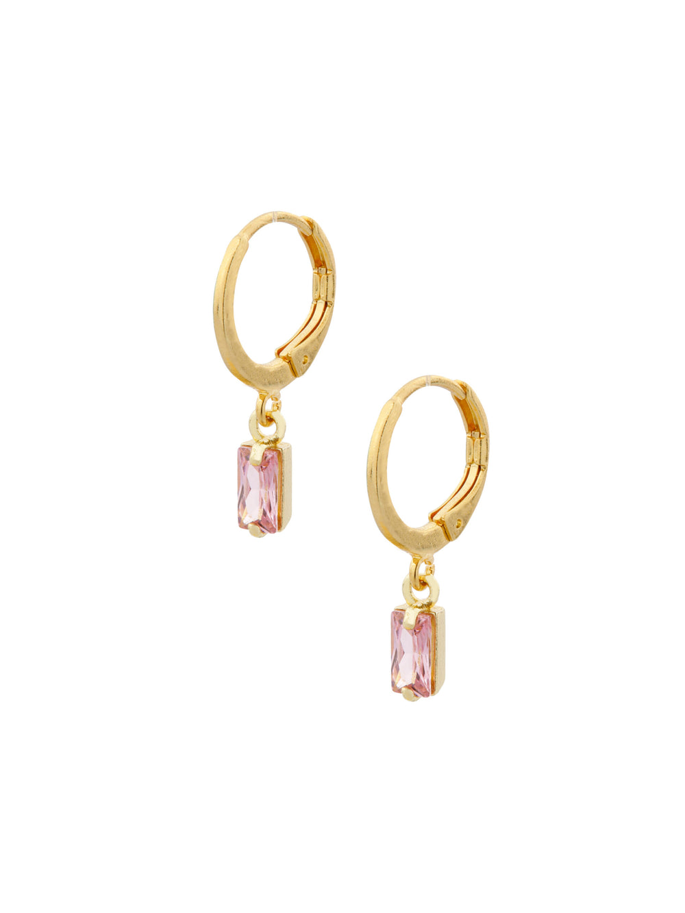 Light Pink Pendant Earrings