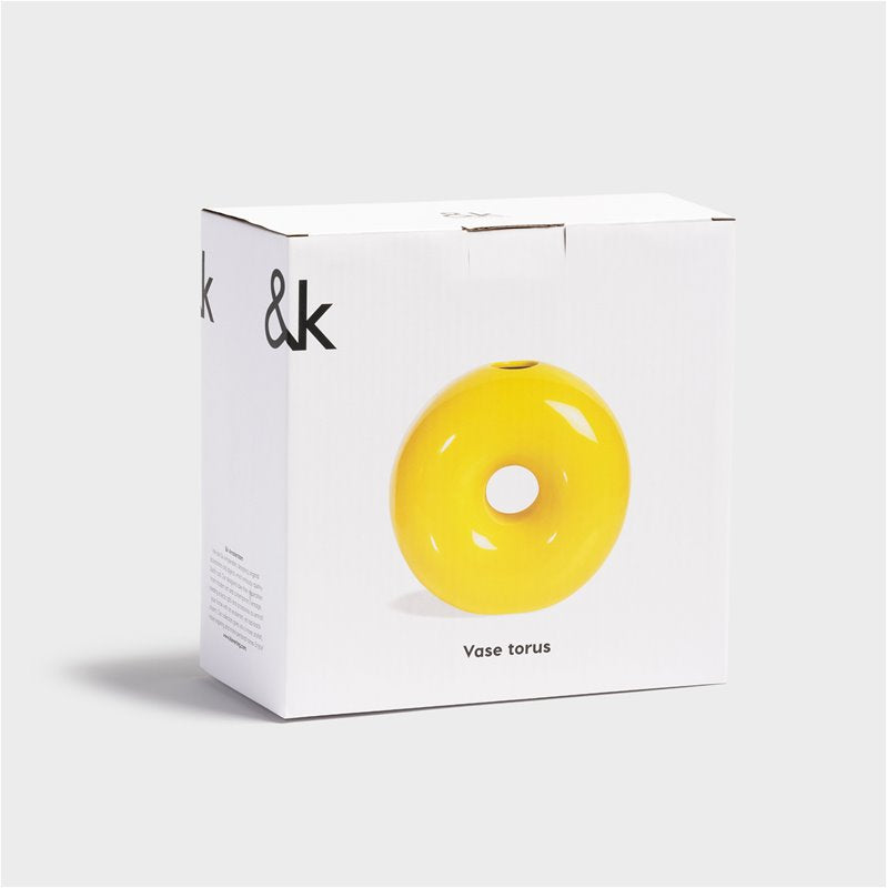 
                  
                    Yellow Torus Vase
                  
                