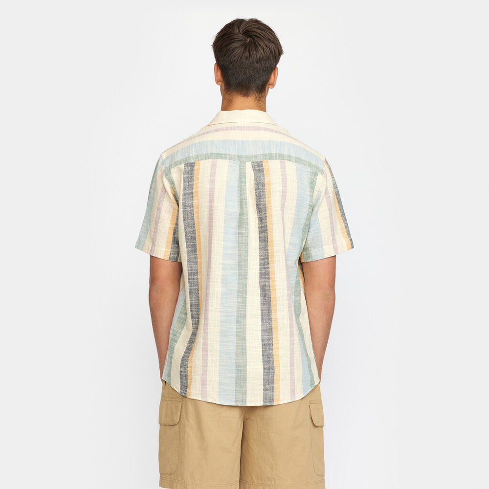 
                  
                    Dust Green Short Sleeved Cuban Shirt
                  
                