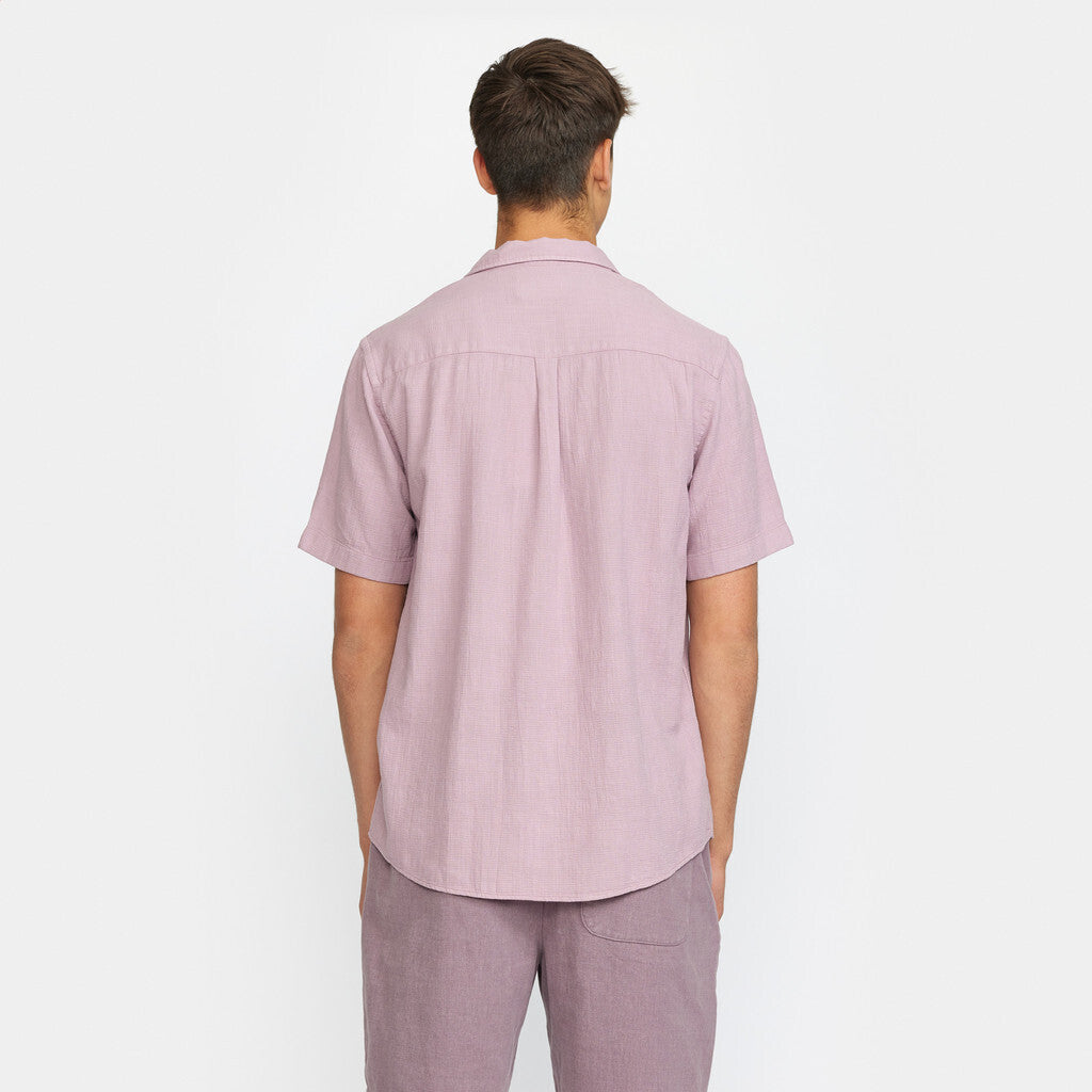 
                  
                    Purple Short Sleeved Cuban Shirt
                  
                