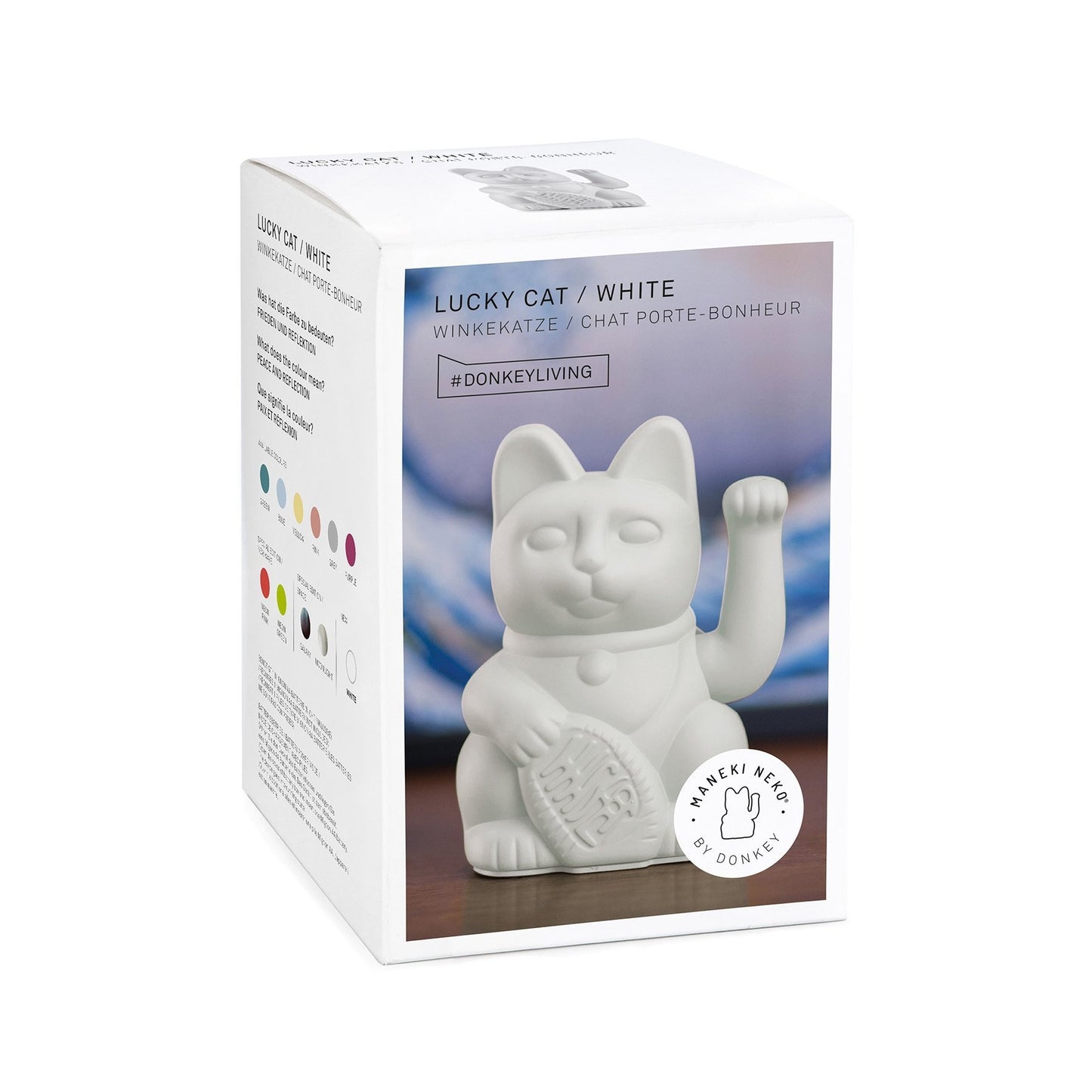 Maneki Neko White Waving Lucky Money Cat 15cm – The Lucky Cat Shop