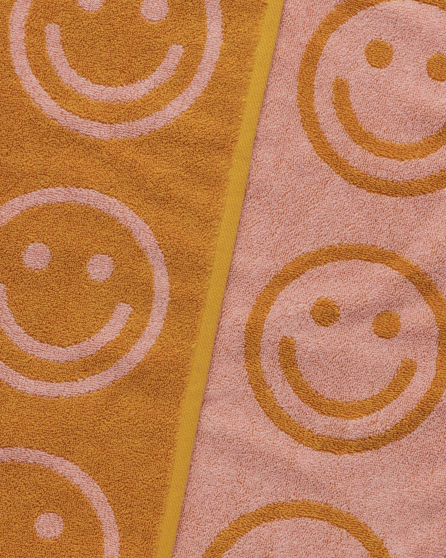 
                  
                    Marigold Peach Happy Bath Towel
                  
                