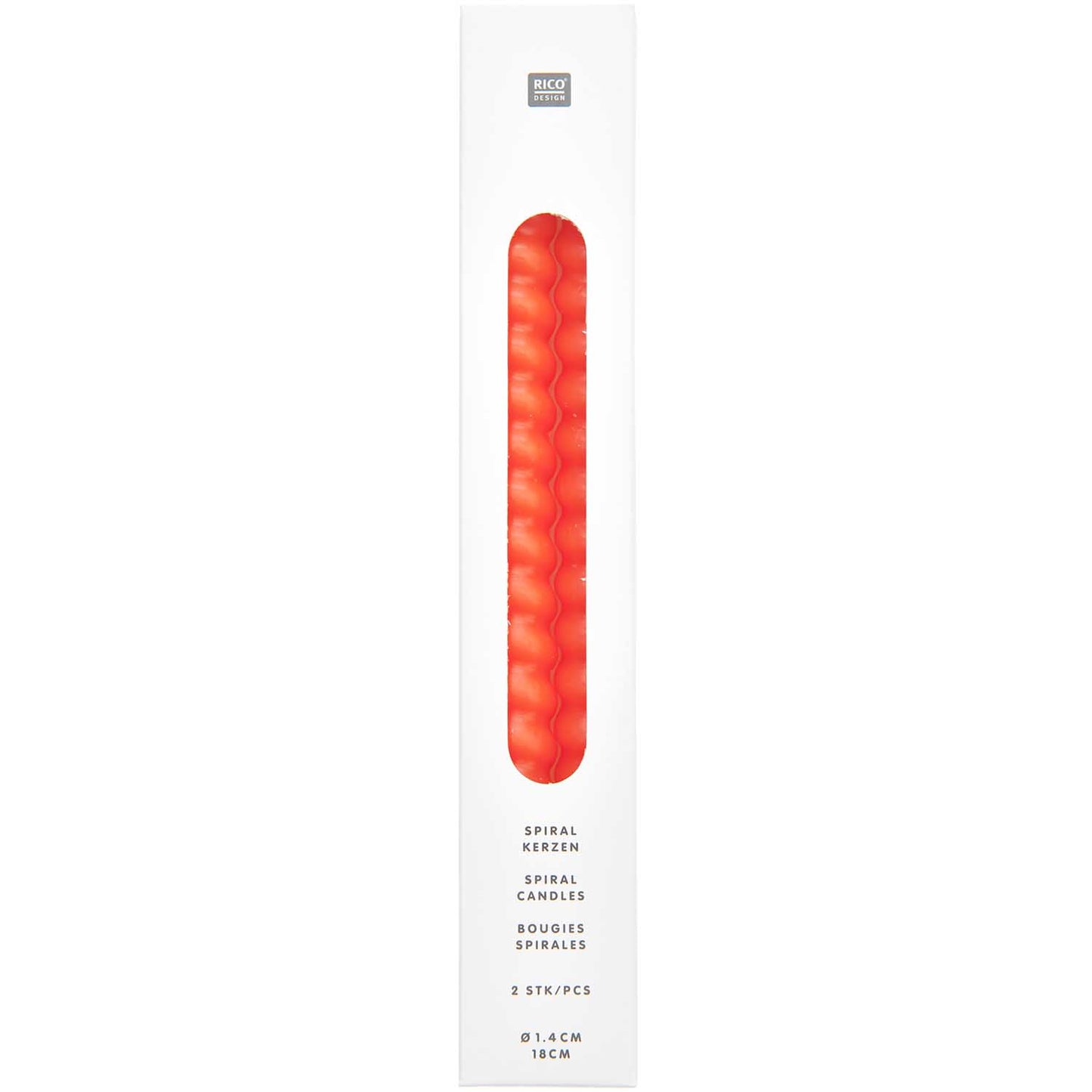 
                  
                    Neon Red Spiral Candle
                  
                