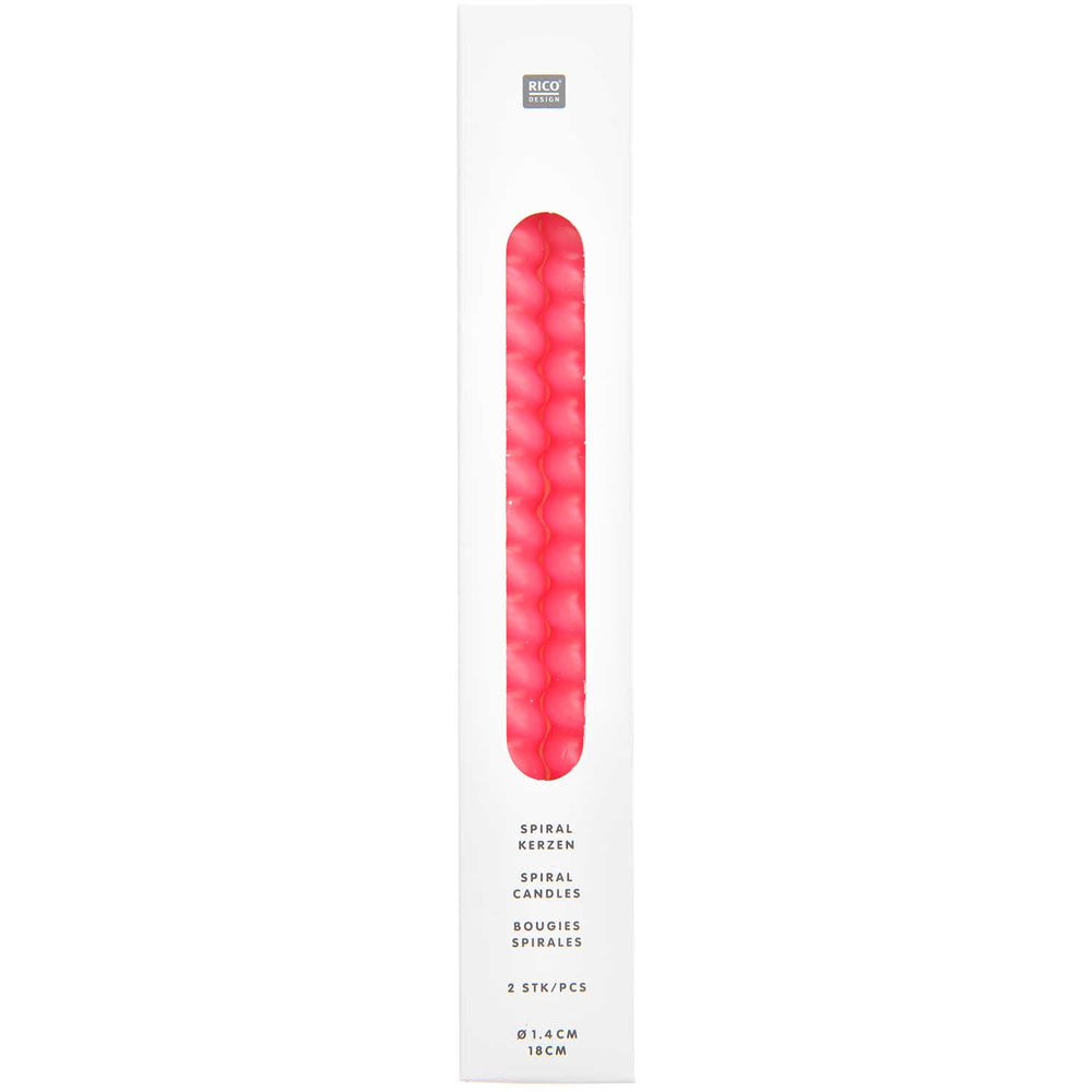 
                  
                    Neon Pink Spiral Candle
                  
                