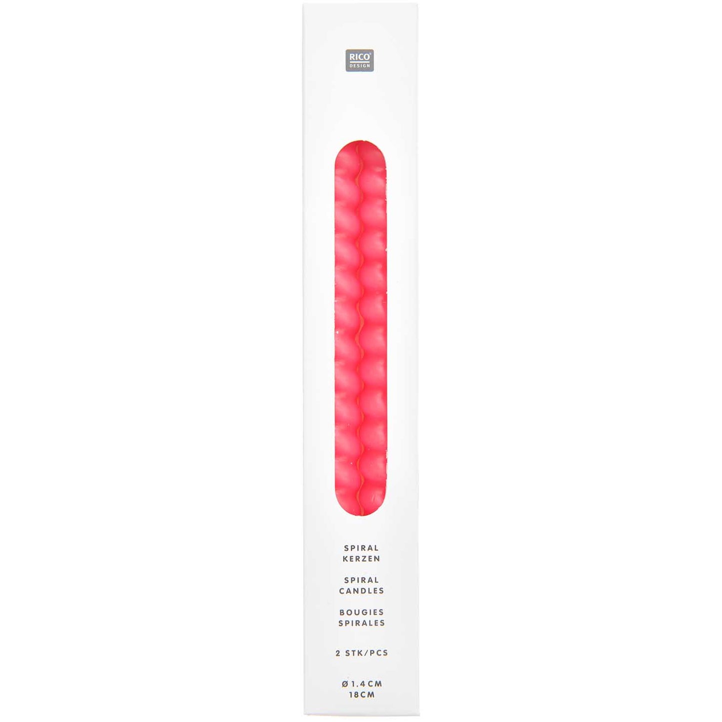 
                  
                    Neon Pink Spiral Candle
                  
                