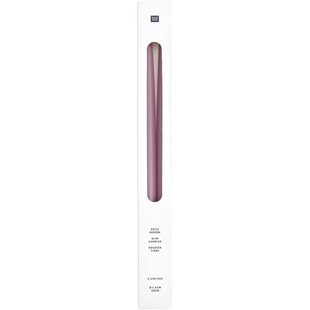 
                  
                    Mauve Slim Candle
                  
                