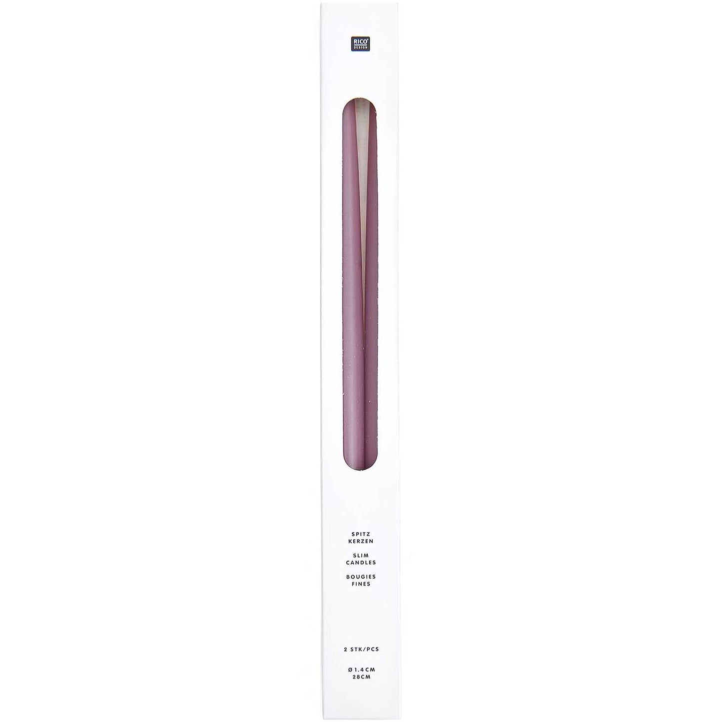 
                  
                    Mauve Slim Candle
                  
                