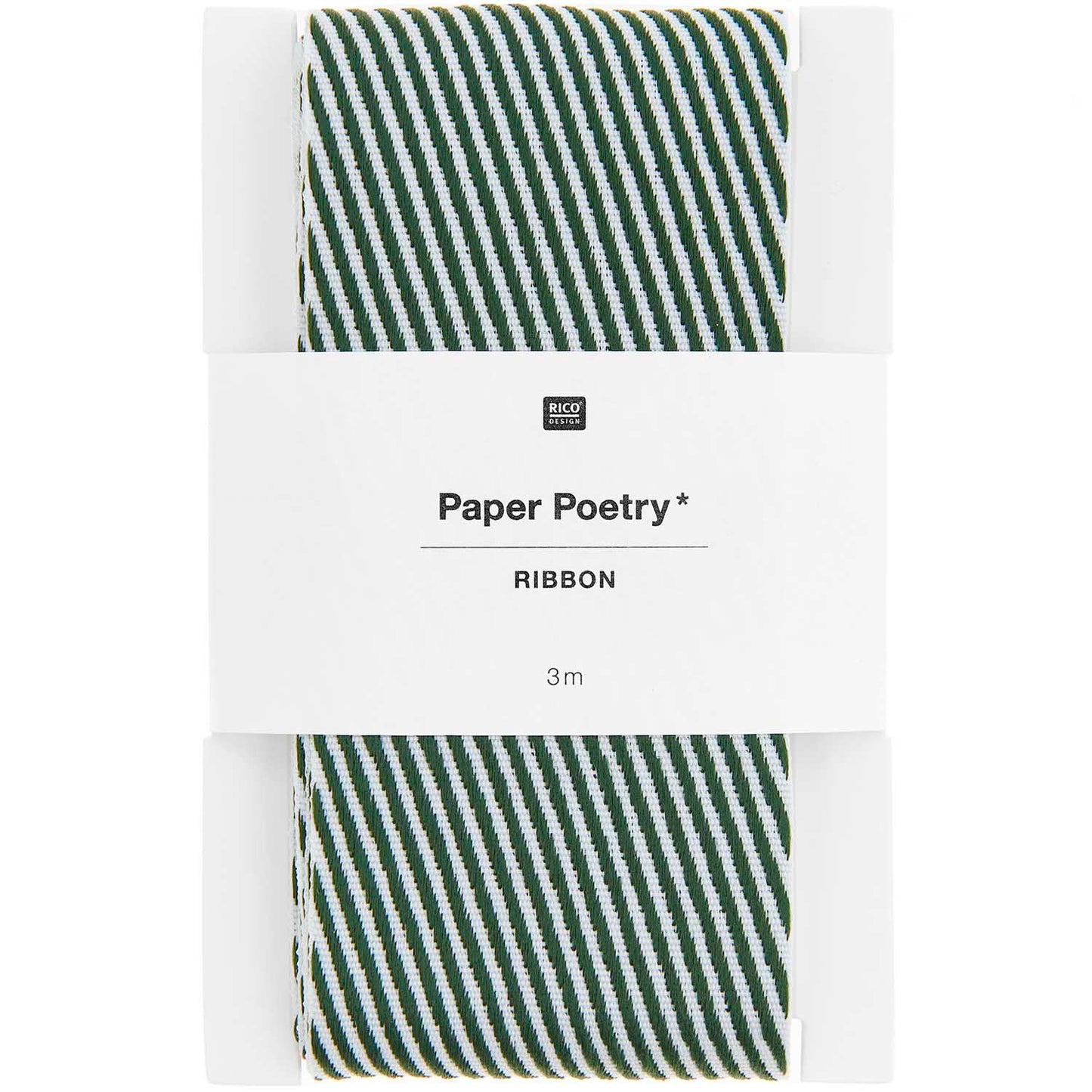 
                  
                    Green White Woven Stripes Ribbon
                  
                