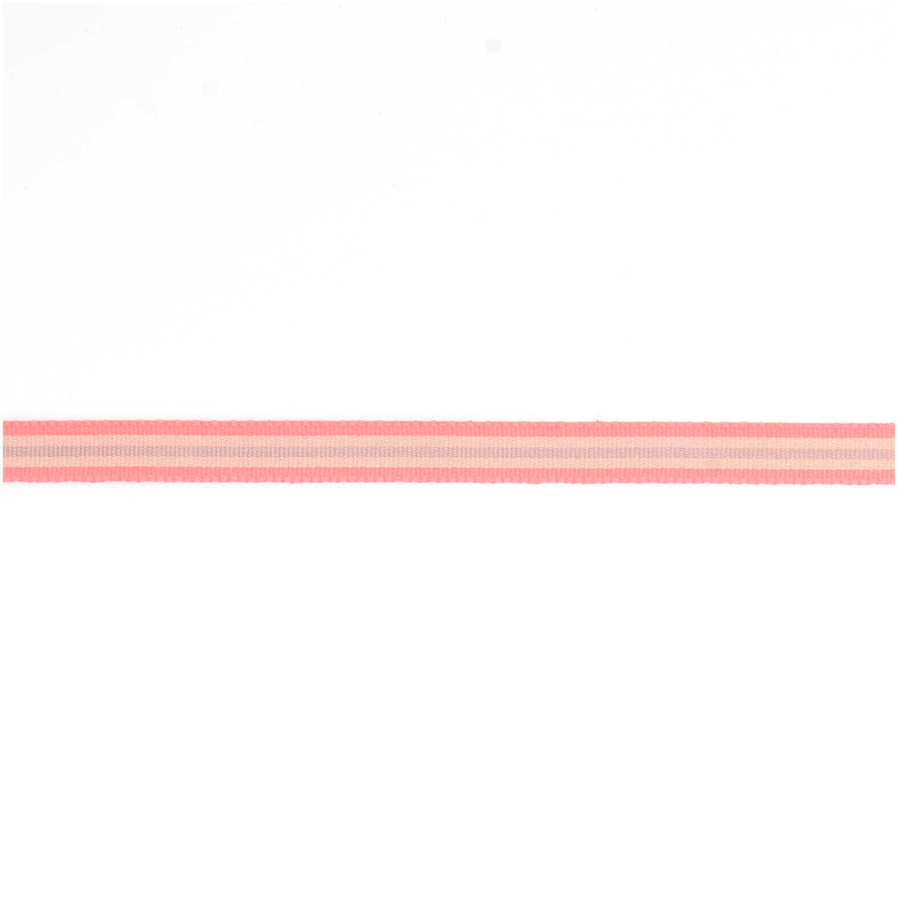 
                  
                    Neon Pink Yellow Grey Stripes Ribbon
                  
                