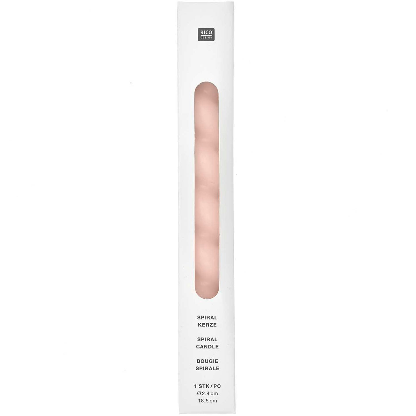 
                  
                    Soft Pink Spiral Candle
                  
                