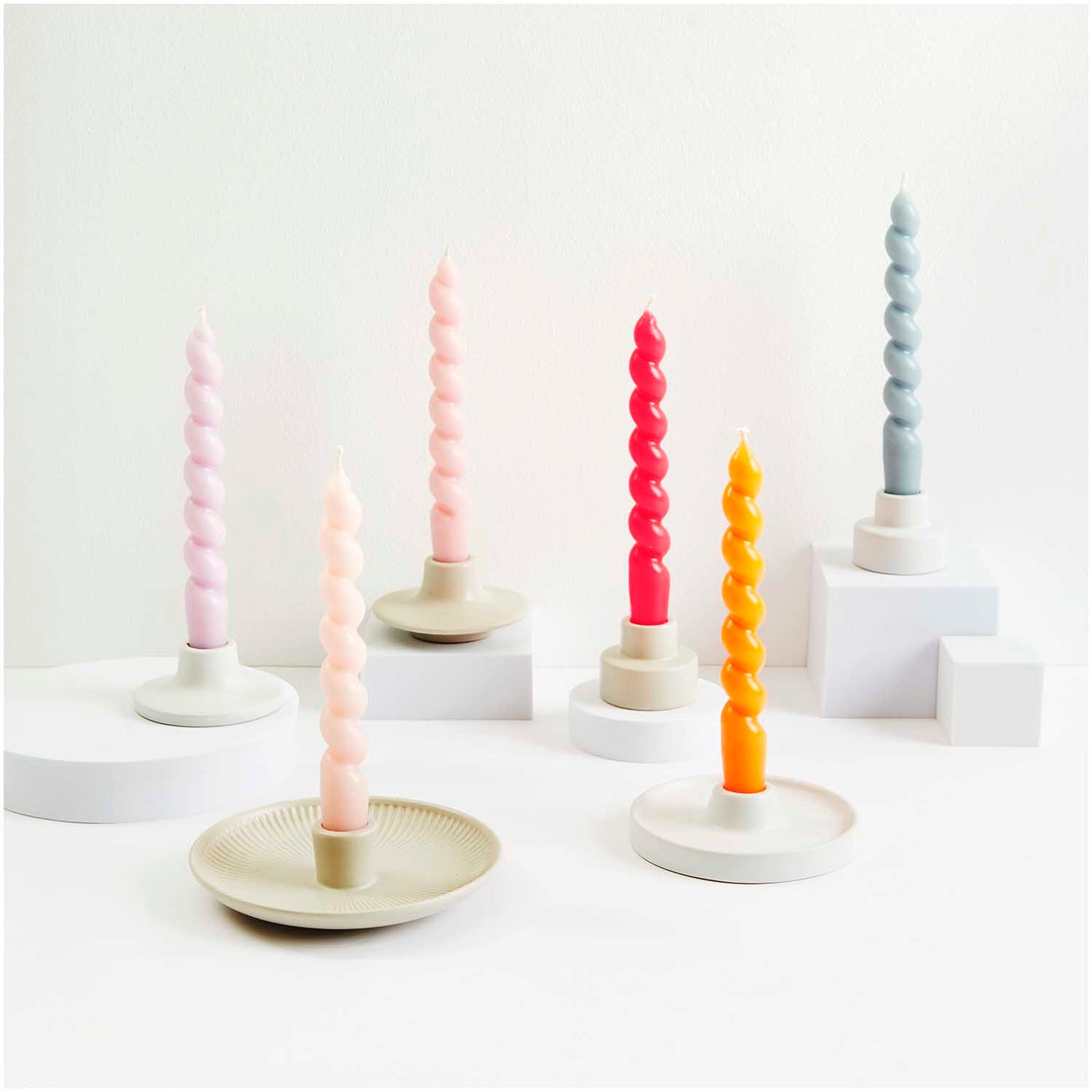 
                  
                    Soft Pink Spiral Candle
                  
                