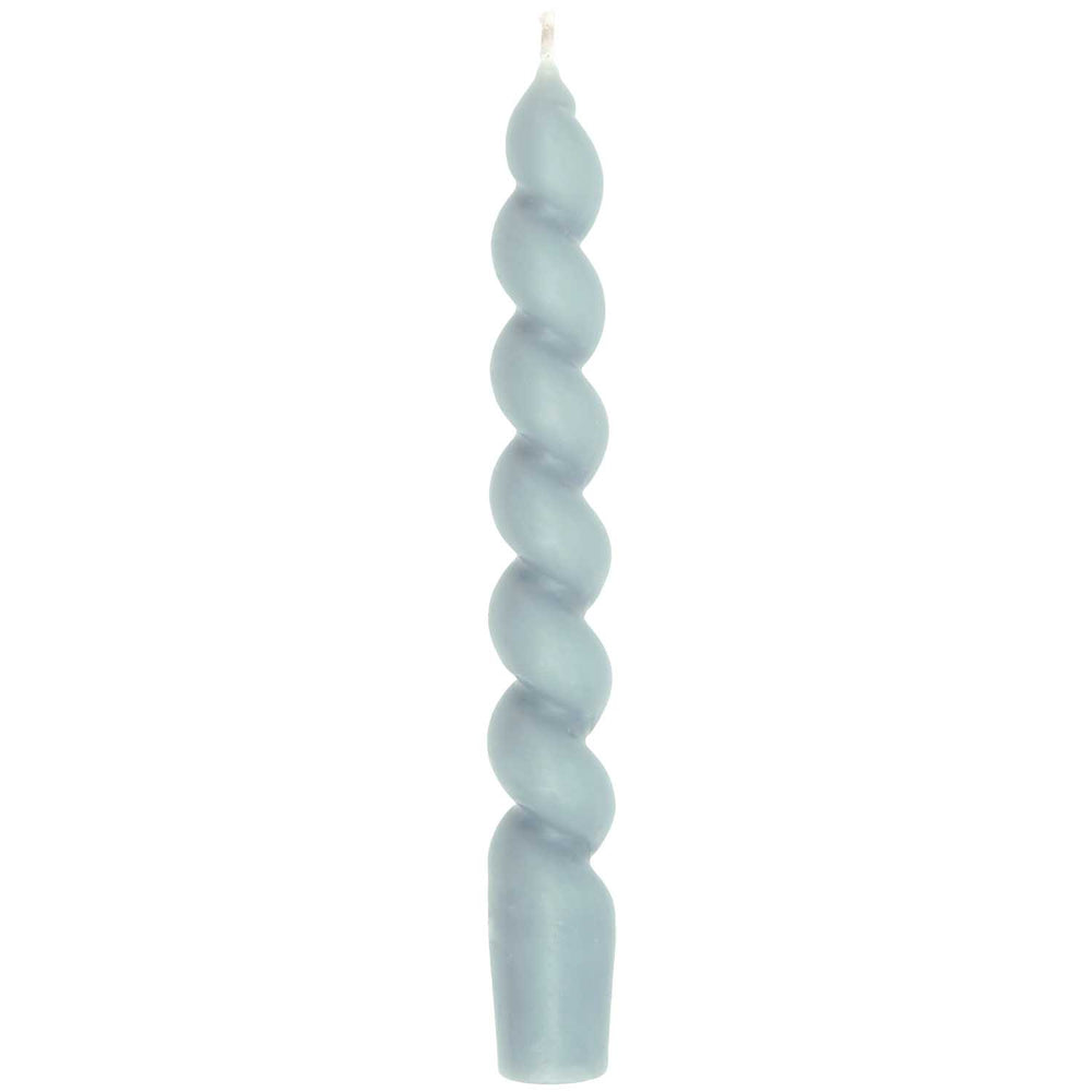 Soft Mint Spiral Candle