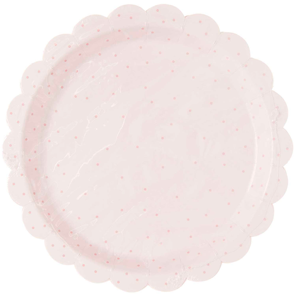 
                  
                    Powder Pink Dots Paper Plate Set Of 8
                  
                