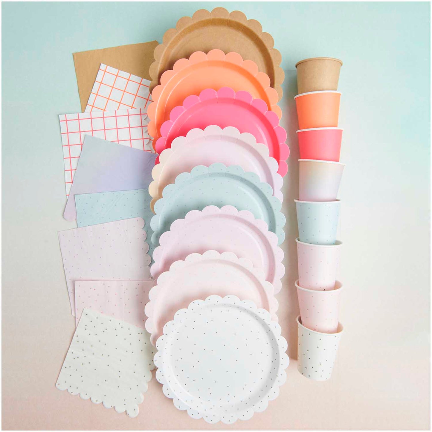 
                  
                    Mint Dots Paper Plate Set Of 8
                  
                