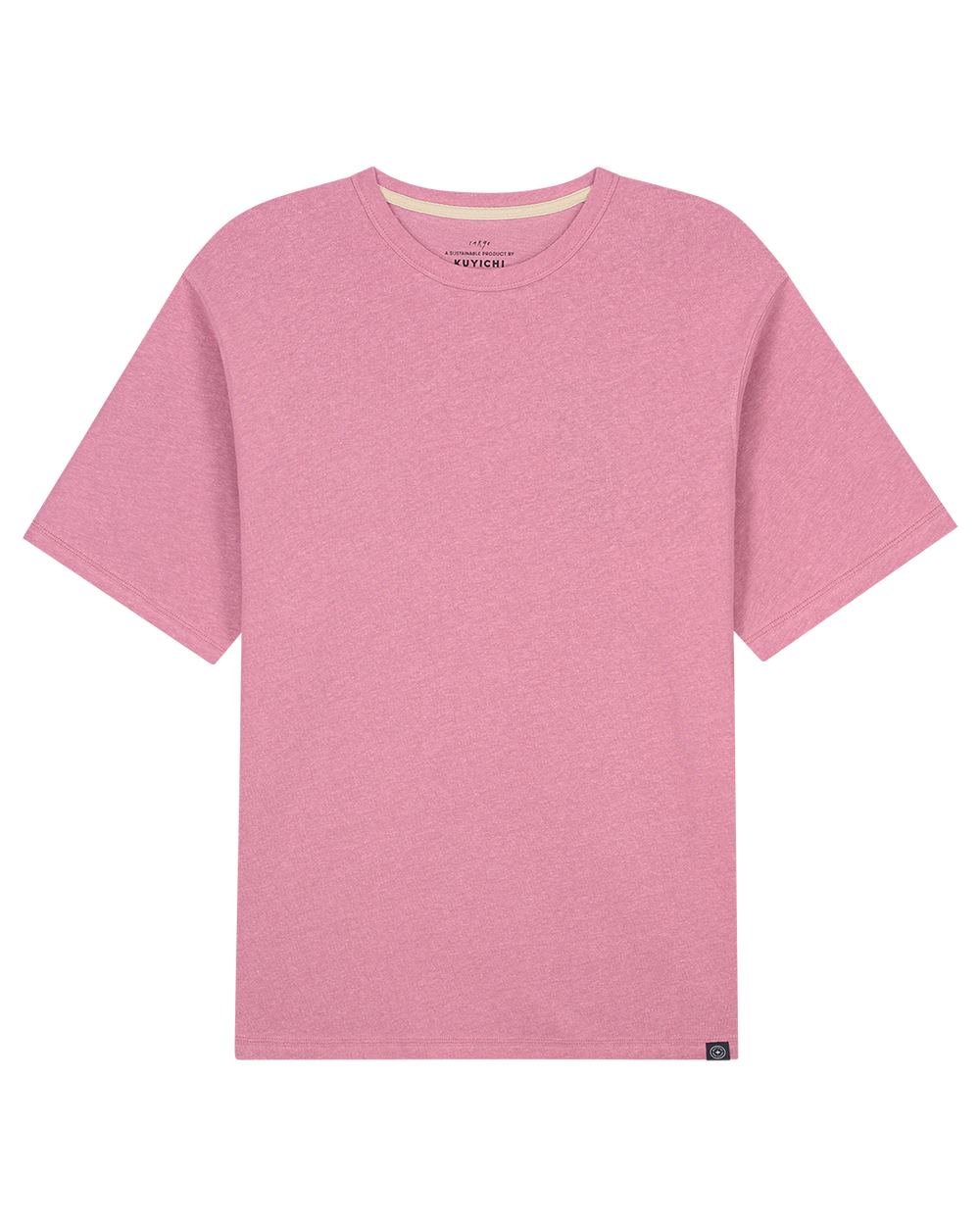 LIAM Soft Mauve Linen T-Shirt