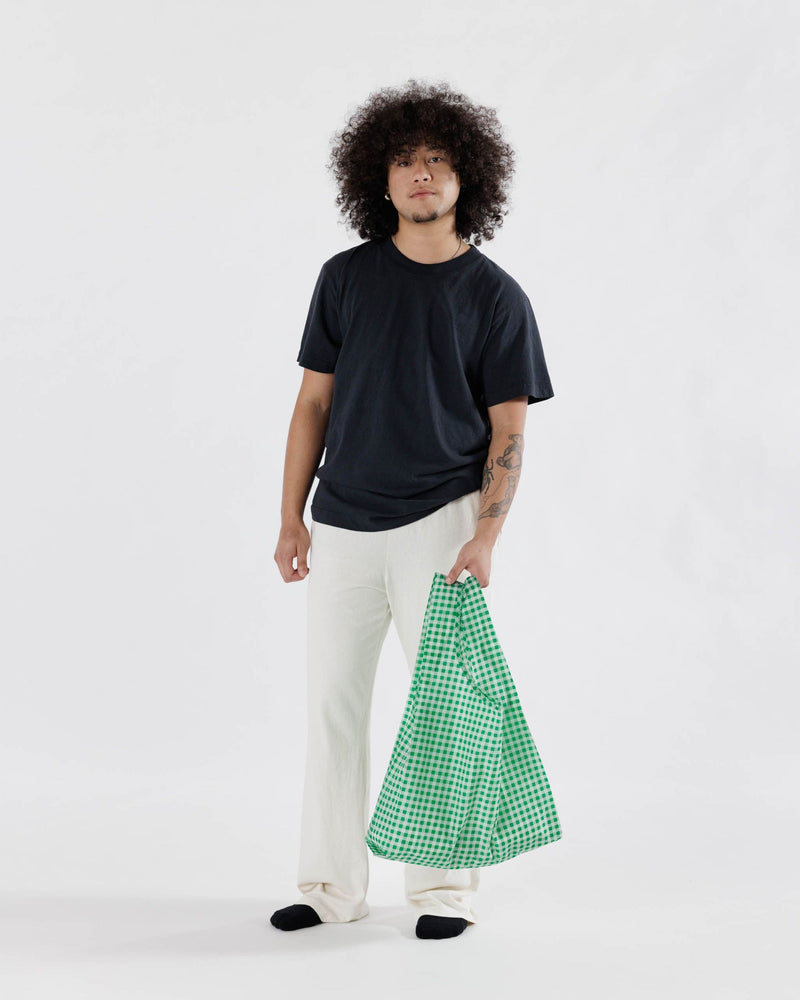 
                  
                    Green Gingham  Standard Baggu Bag
                  
                