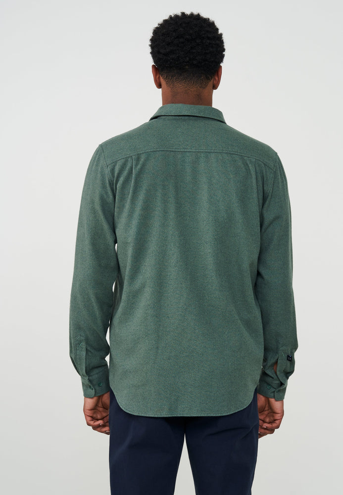 
                  
                    DISANTHUS Deep Green Twotone Shirt
                  
                