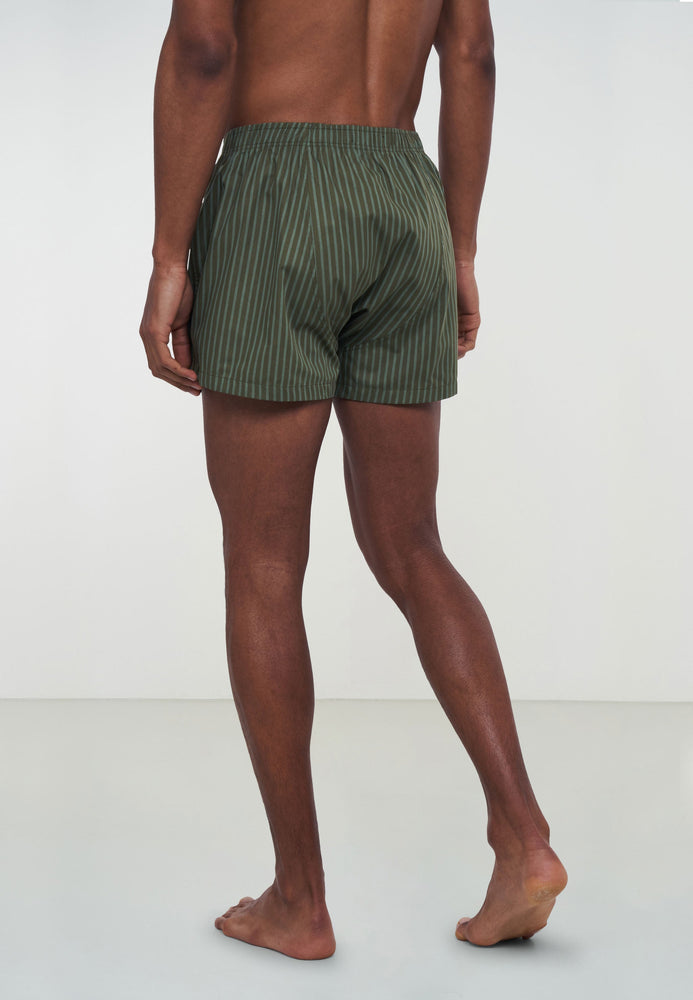 
                  
                    AMARGO Dark Olive Stripes Boxershorts
                  
                