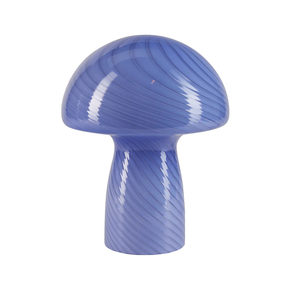 Blue Mushroom Lamp