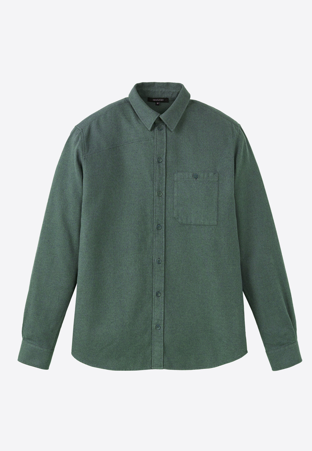 DISANTHUS Deep Green Twotone Shirt