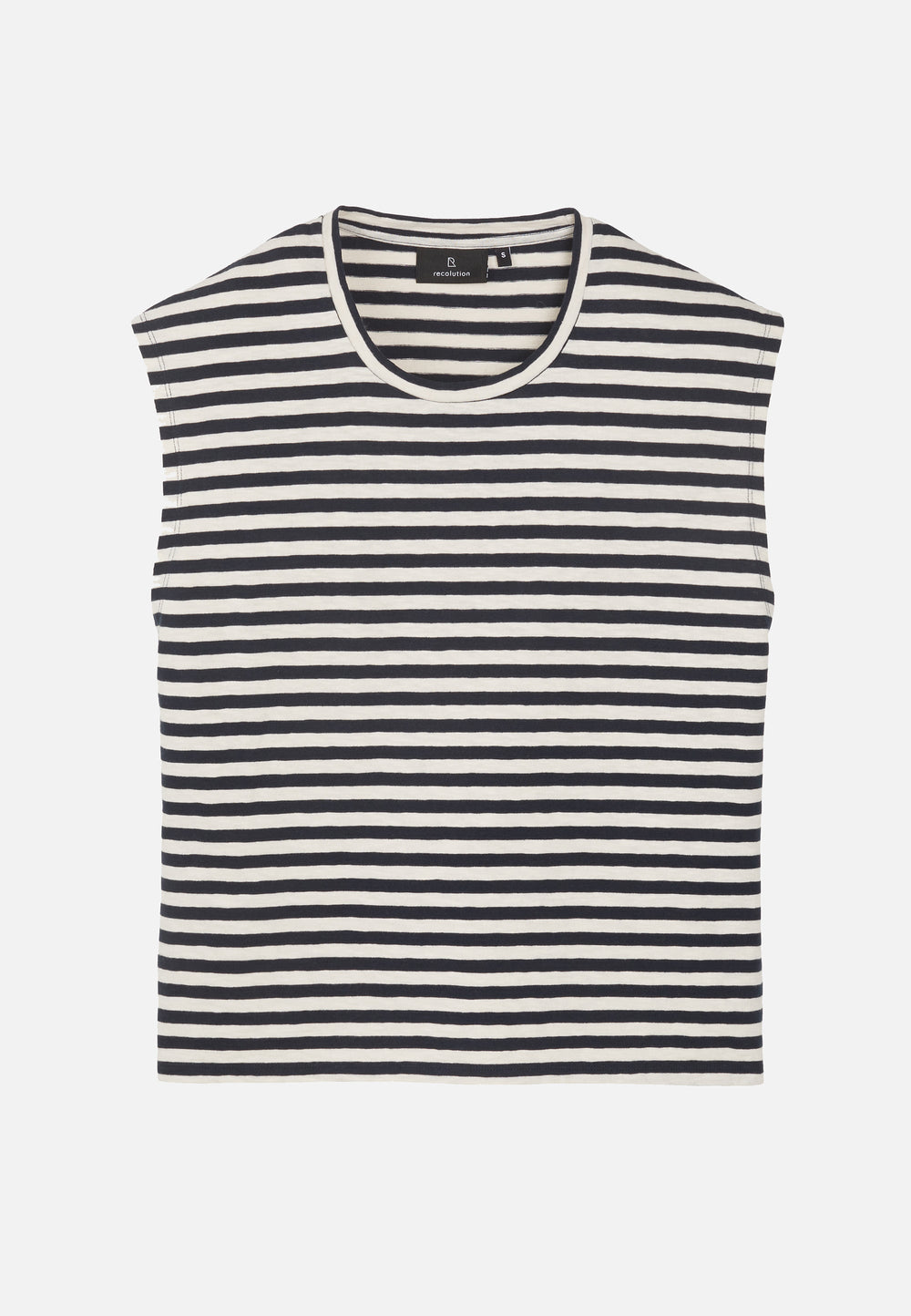 ZINNIA Dark Navy Stripes T-Shirt