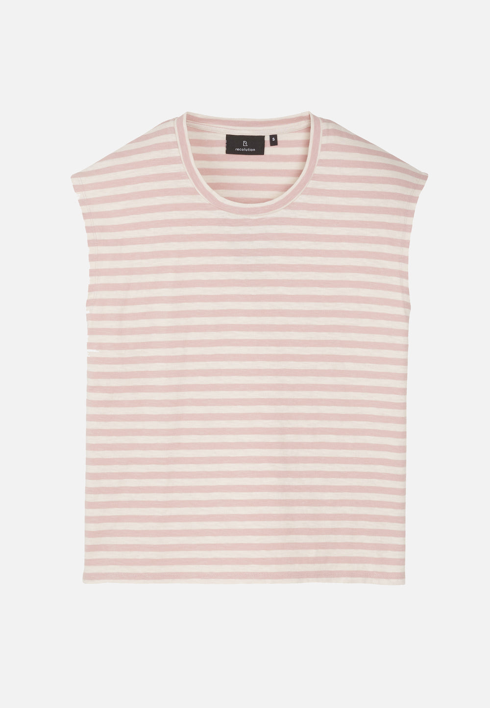 ZINNIA STRIPES T-Shirt in Rosa