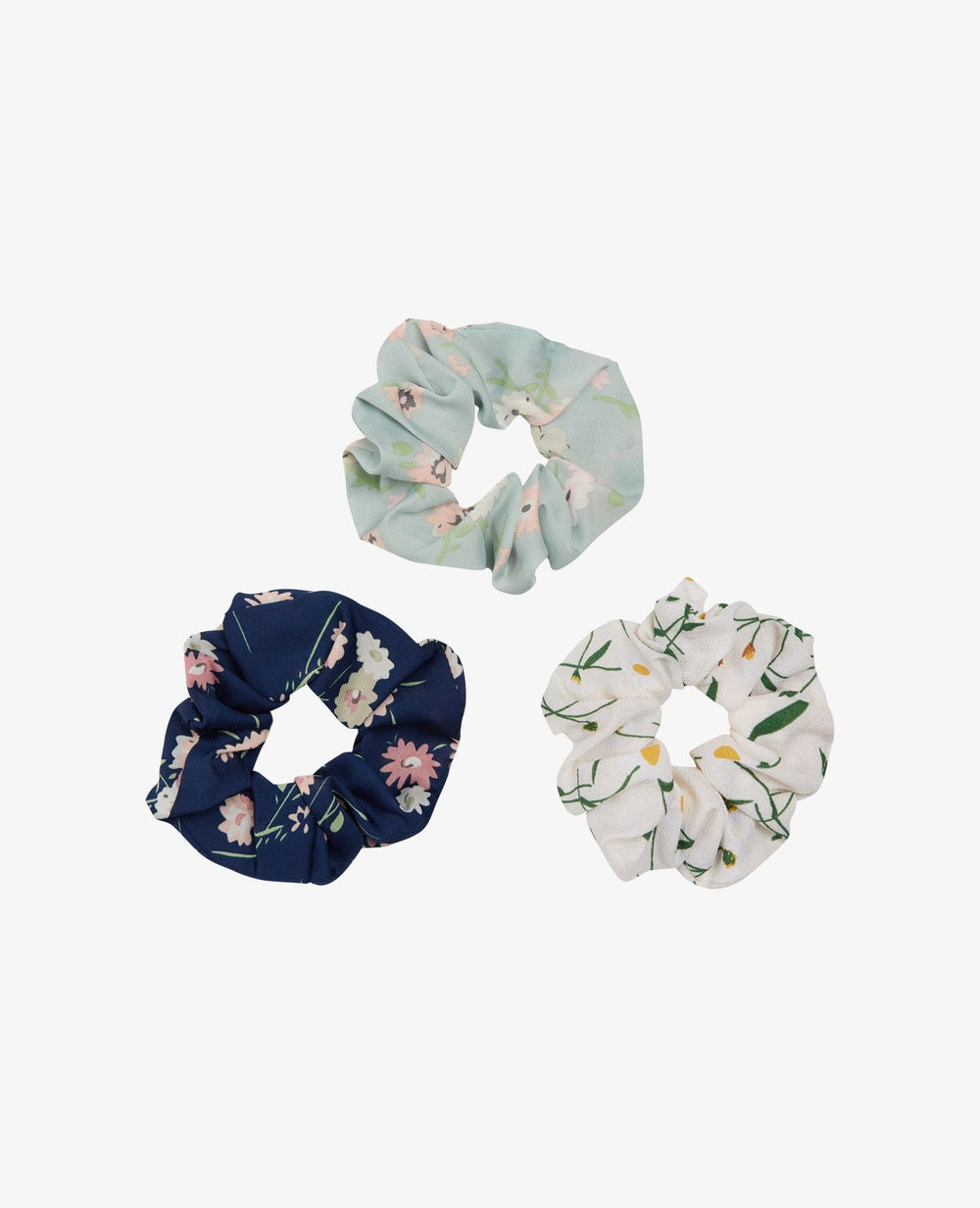 JENAUM Marineblau Beige Scrunchie