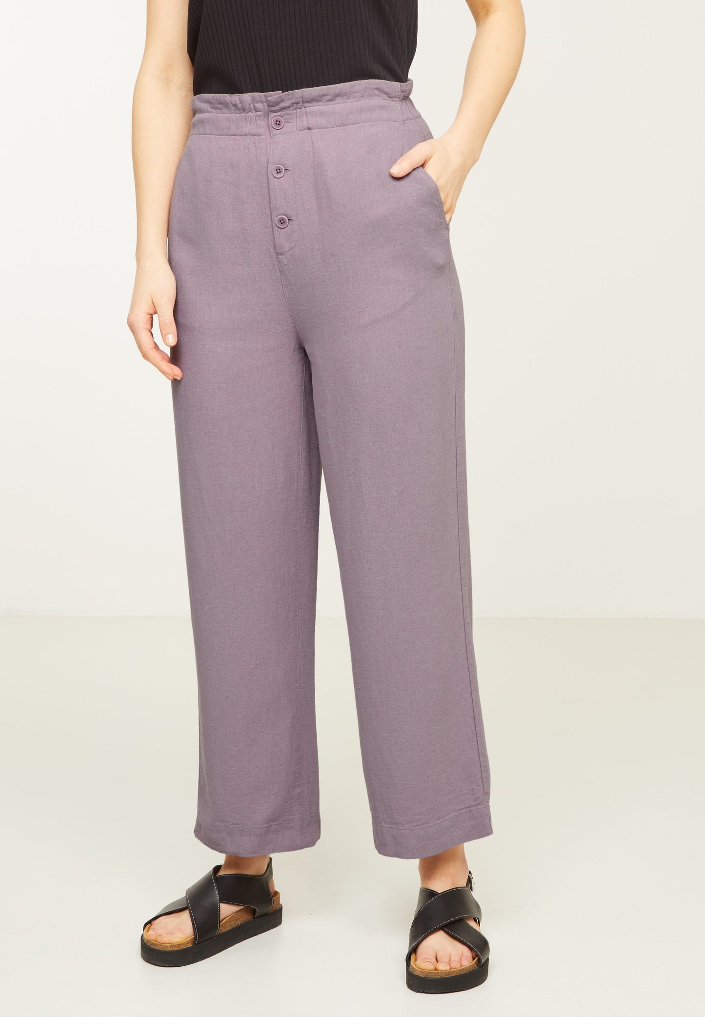 
                  
                    LIRIOPE Grey Lilac Trousers
                  
                
