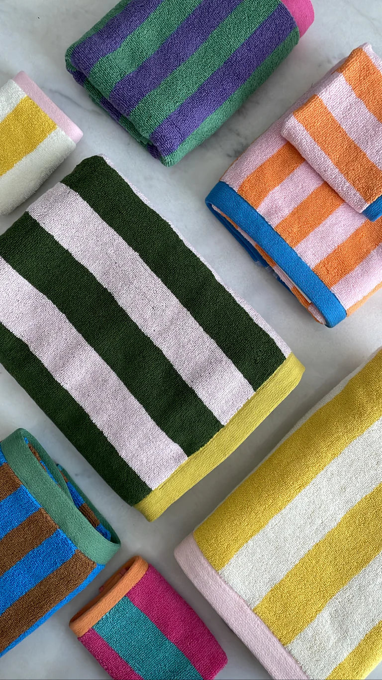 
                  
                    Blush Stripe Wash Cloth
                  
                