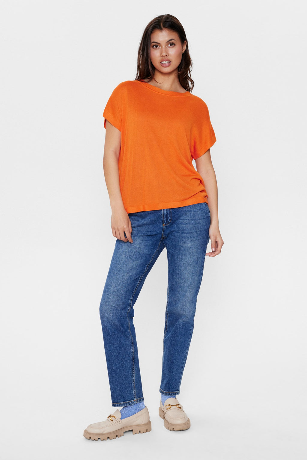 
                  
                    NUDARLENE Red Orange Jumper
                  
                