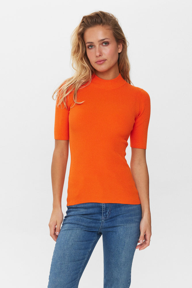 
                  
                    NUBIA Red Orange Short Sleeve Jumper
                  
                