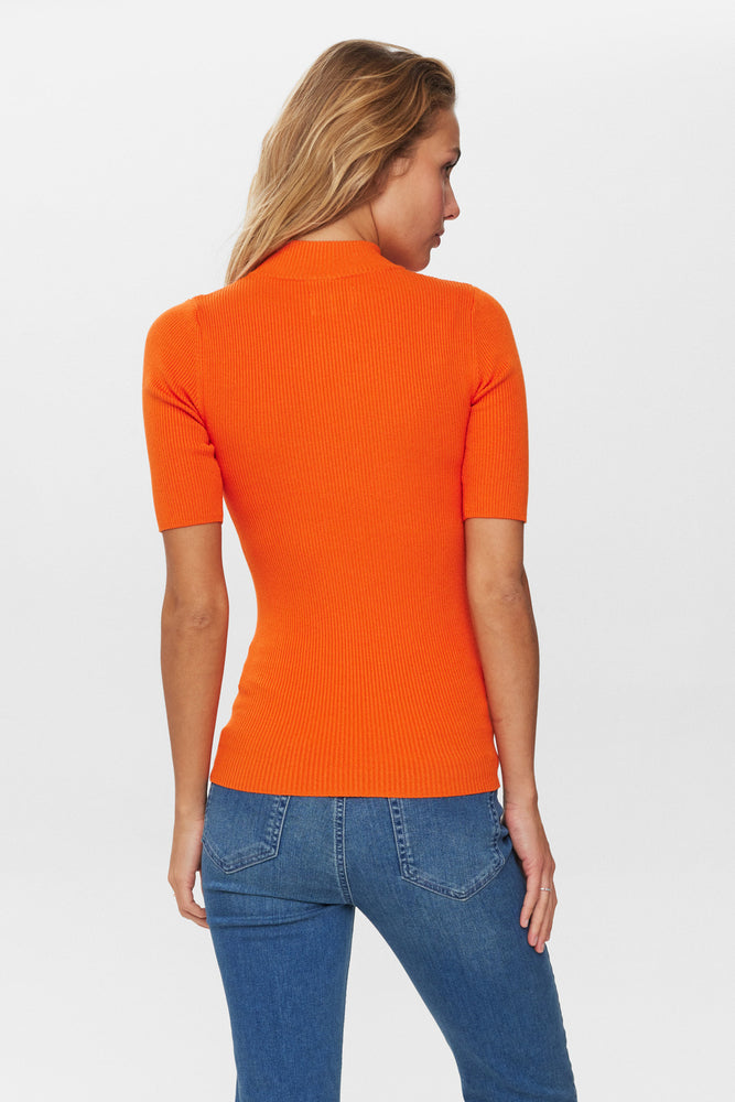 
                  
                    NUBIA Red Orange Short Sleeve Jumper
                  
                