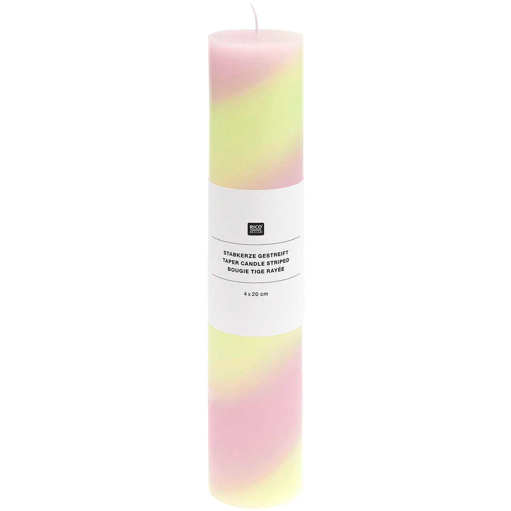 
                  
                    Berry Mint Striped Taper Candle
                  
                