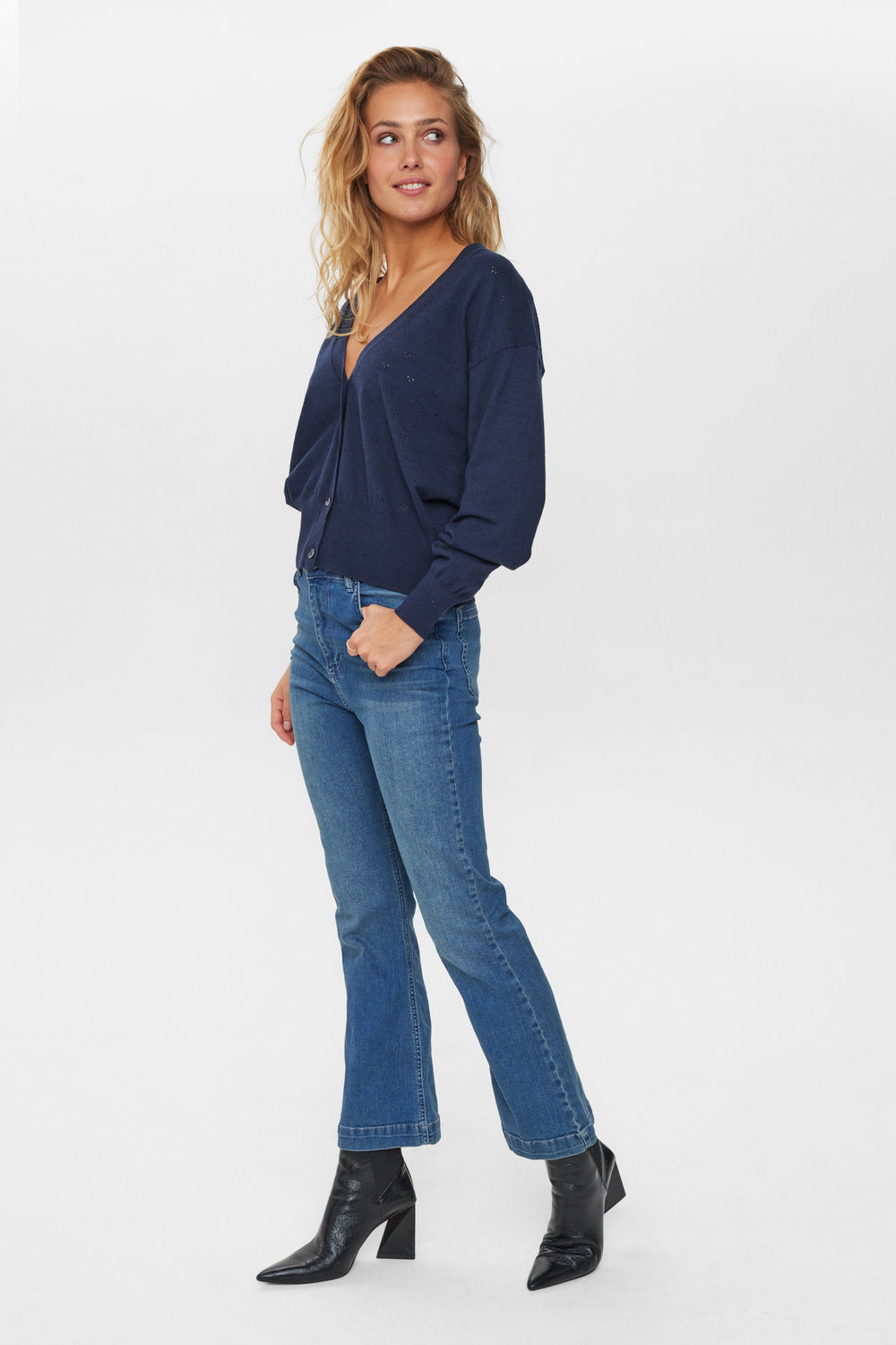 
                  
                    NUEDNA Dark Sapphire Cardigan
                  
                