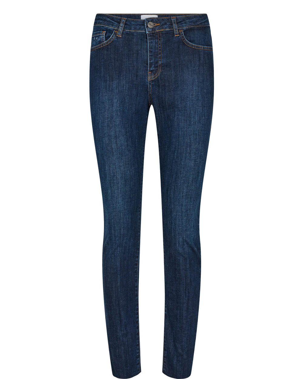 NUSIDNEY Dark Blue Denim Cropped Jeans