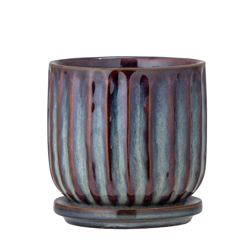 
                  
                    DRAGO Blue Stoneware Flowerpot
                  
                