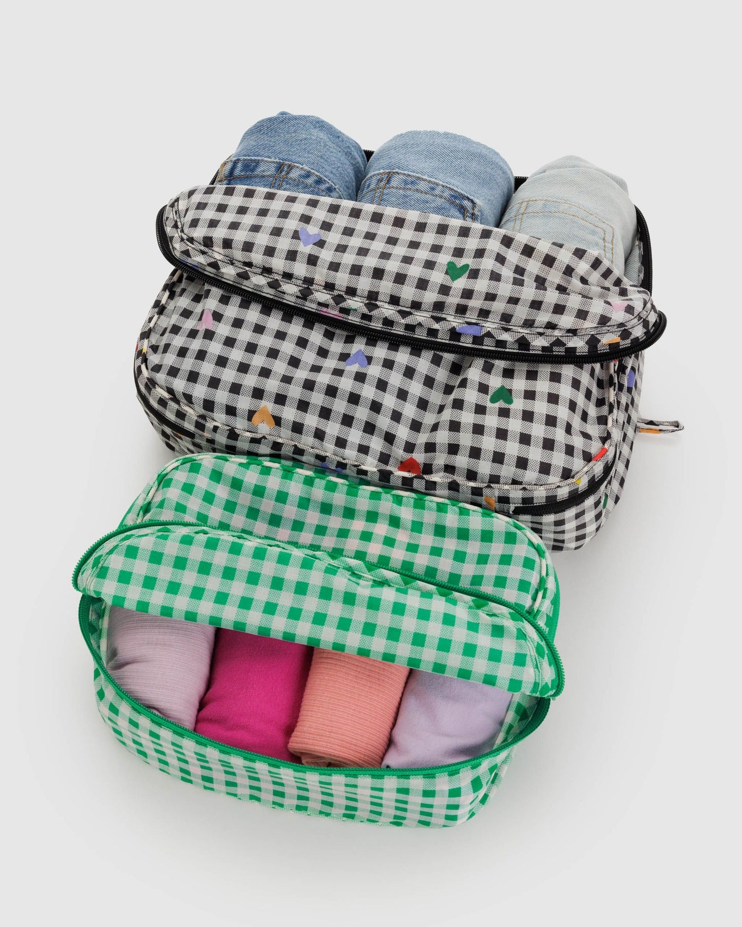 
                  
                    Gingham  Packing Cube Case Set Of 2
                  
                