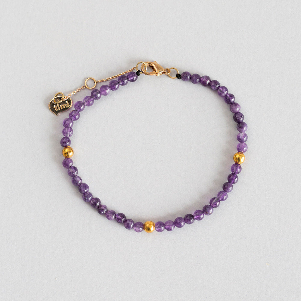 
                  
                    Amethyst Bead Bracelet
                  
                