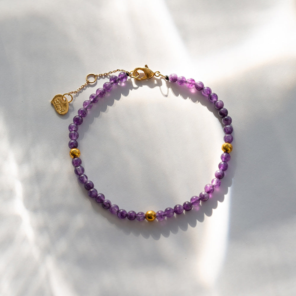 
                  
                    Amethyst Bead Bracelet
                  
                