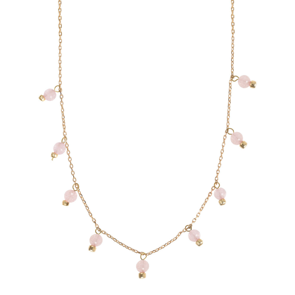 
                  
                    Delicate Rose Quartz Necklace
                  
                