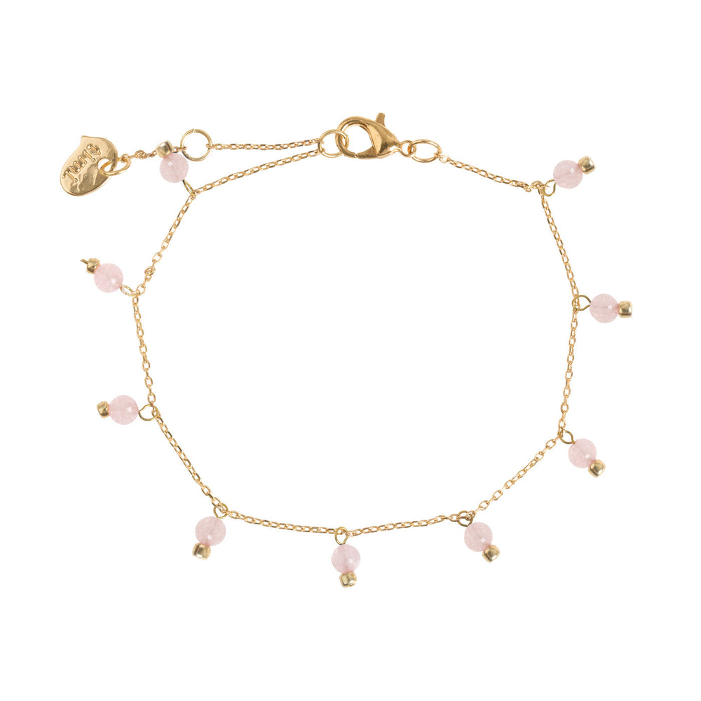 Delicate Rose Quartz Bracelet