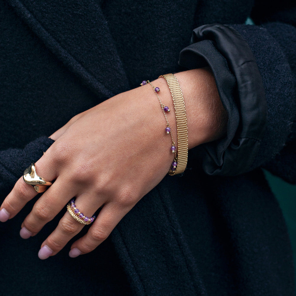 
                  
                    Delicate Amethyst Bracelet
                  
                