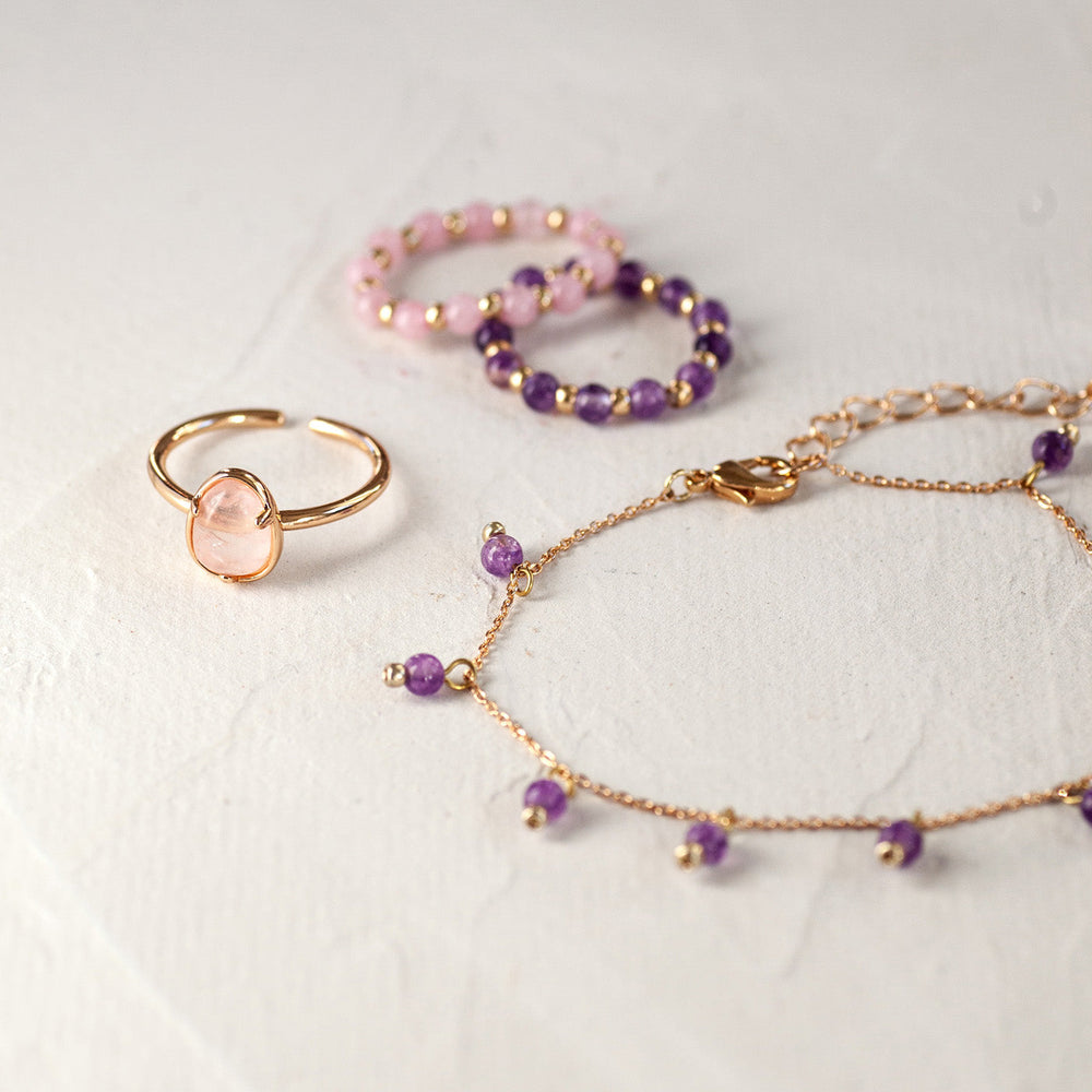 
                  
                    Zartes Amethyst Armband
                  
                