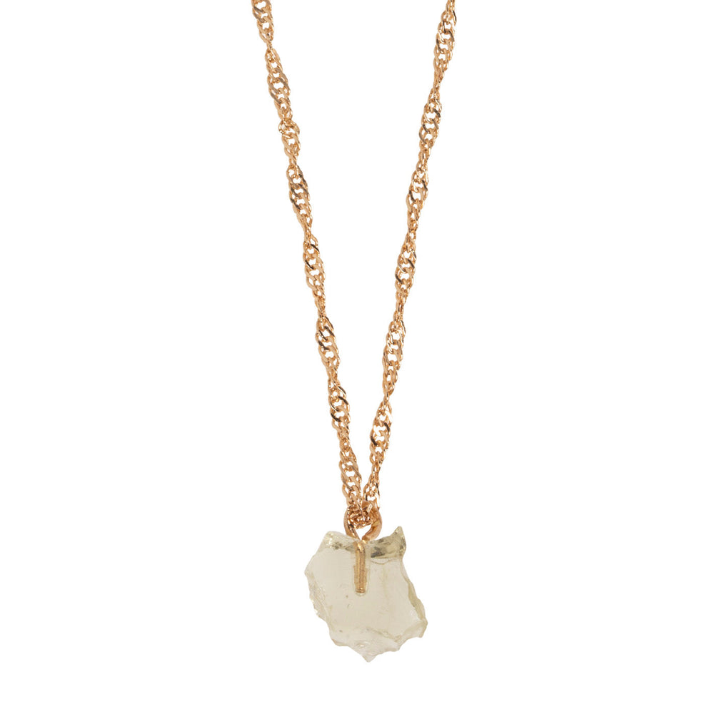 You Are Strong Citrine Necklace